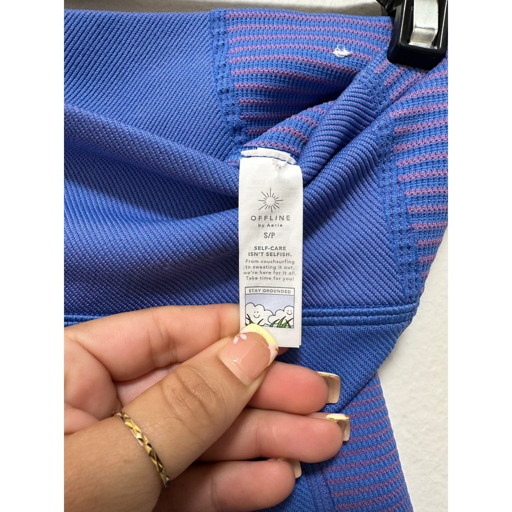 Offline by Aerie Blue Leggings, NWOT, Size Small, High Rise - Picture 7 of 8